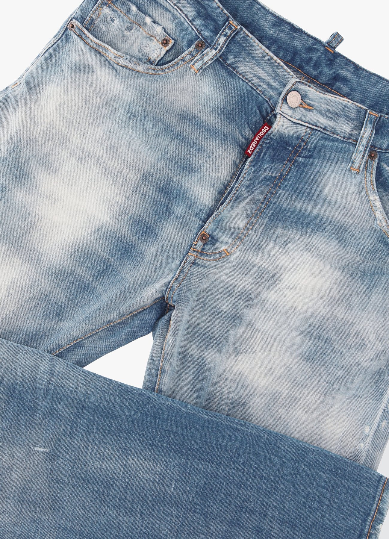 Cool Guy Five Pocket Jeans aus blauer Baumwolle