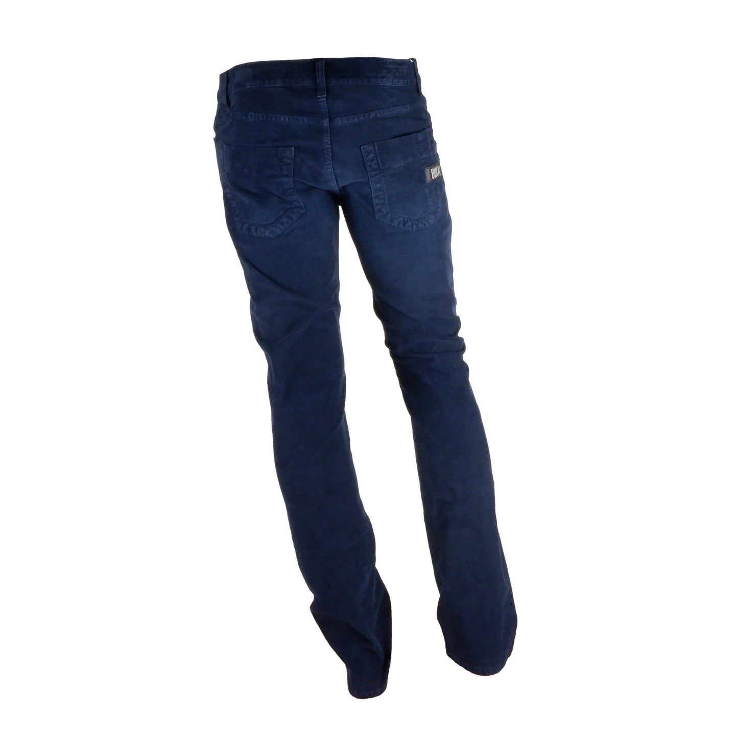 Blaue Samt-Baumwoll-Hose