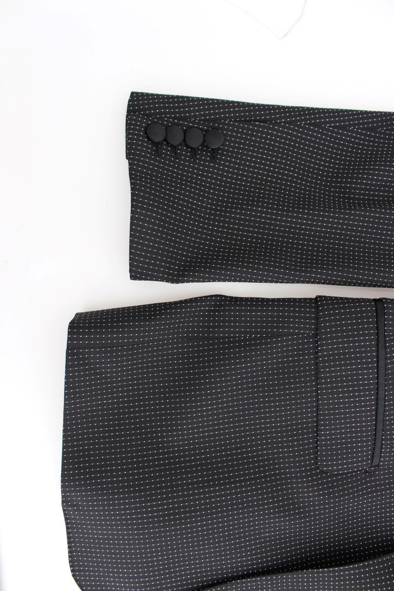 Schwarzer schmaler MARTINI Blazer aus Wolle