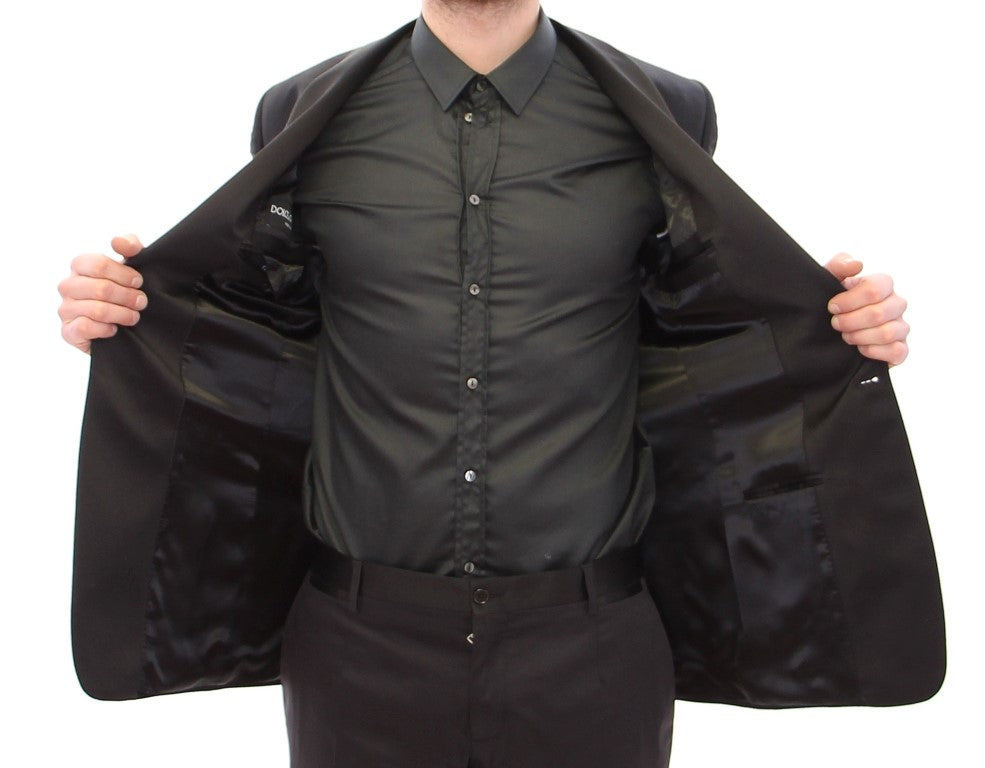 Schwarzer GOLD-Smoking-Blazer