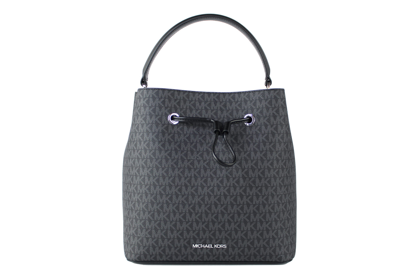 Suri Large Black Signature Bucket Crossbody Drawstring Hobo Handtasche