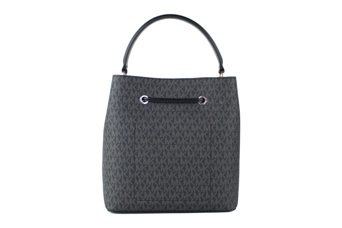 Suri Large Black Signature Bucket Crossbody Drawstring Hobo Handtasche