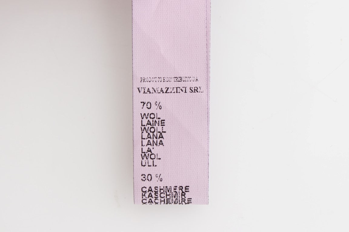 Schwarzer Kaschmir-Strickpullover