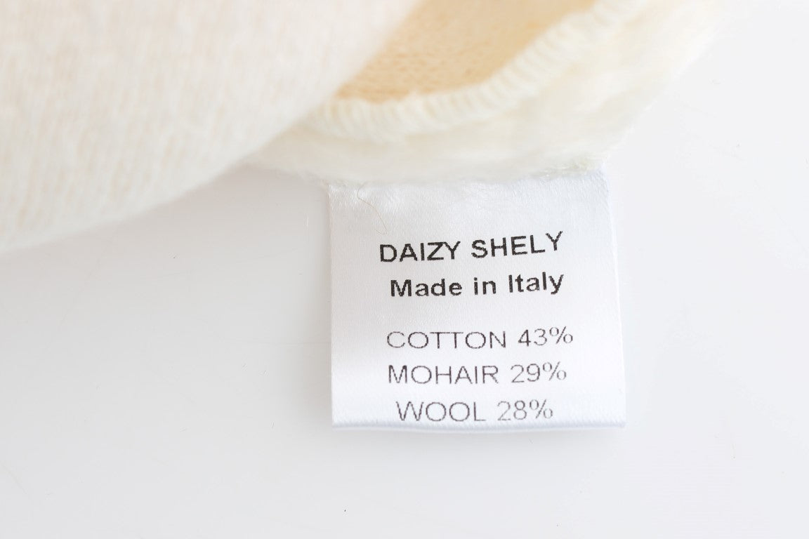 Weißer Bleistift-Spitzenrock