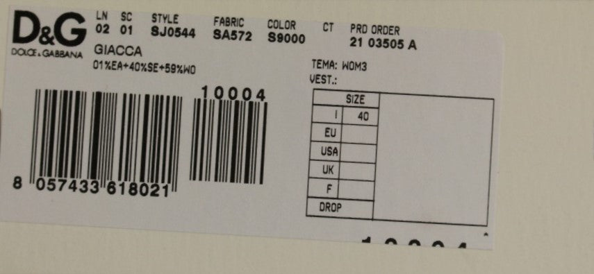 Schwarze Seidenschal-Blazerjacke