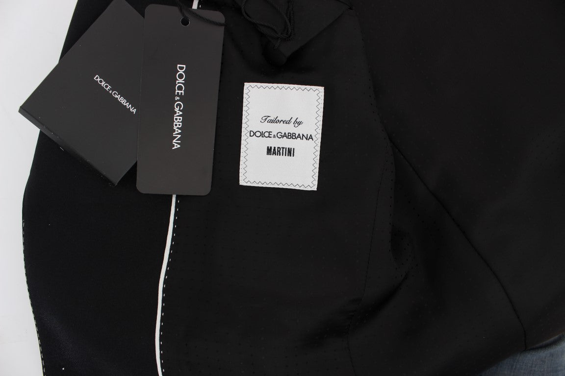 Weiß Schwarz Seide 2 Stück Blazer