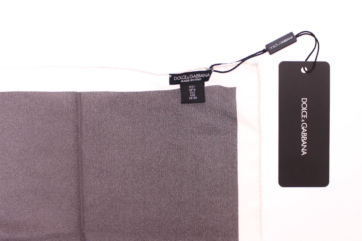 Braunes Seidentaschentuch