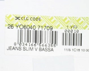 Blaue Straight Fit Stretch Jeans aus Baumwolle