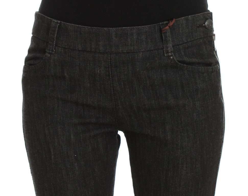 Blaue Slim Fit Denim-Jeans aus Baumwolle