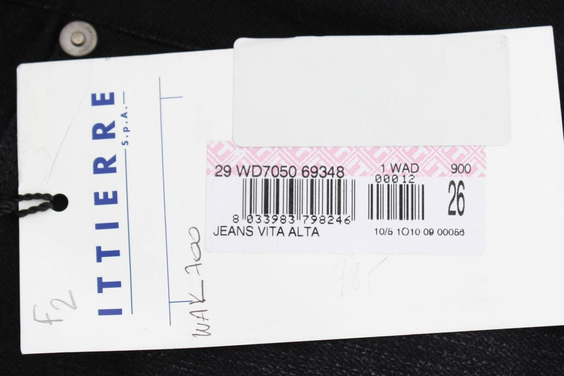 Blaue Baumwollmischung Slim Fit Bootcut Jeans