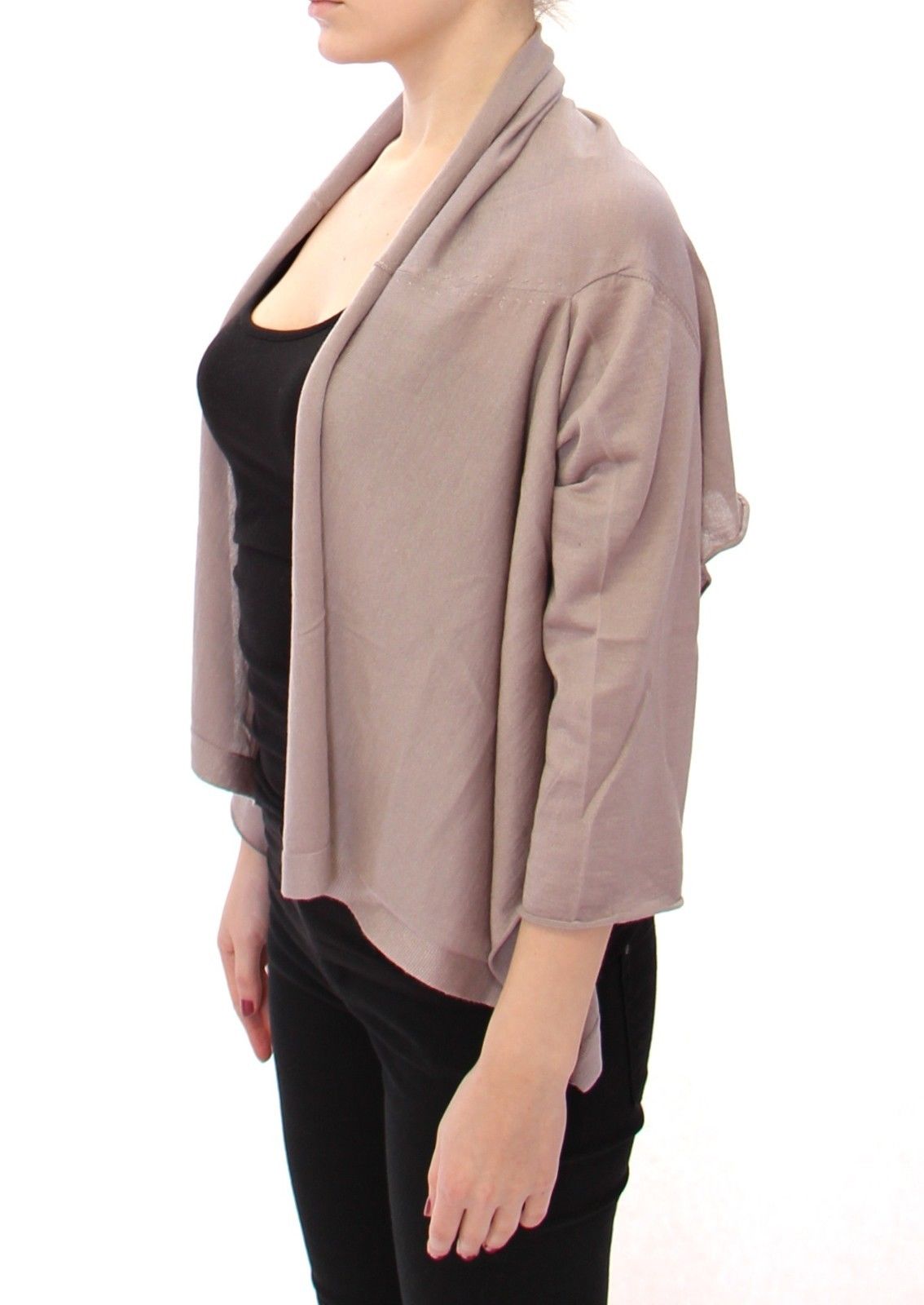 Shrug Bolero Seiden-Kaschmir-Strickpullover