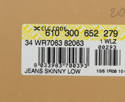 Blaue Waschung Baumwollmischung Slim Fit Jeans