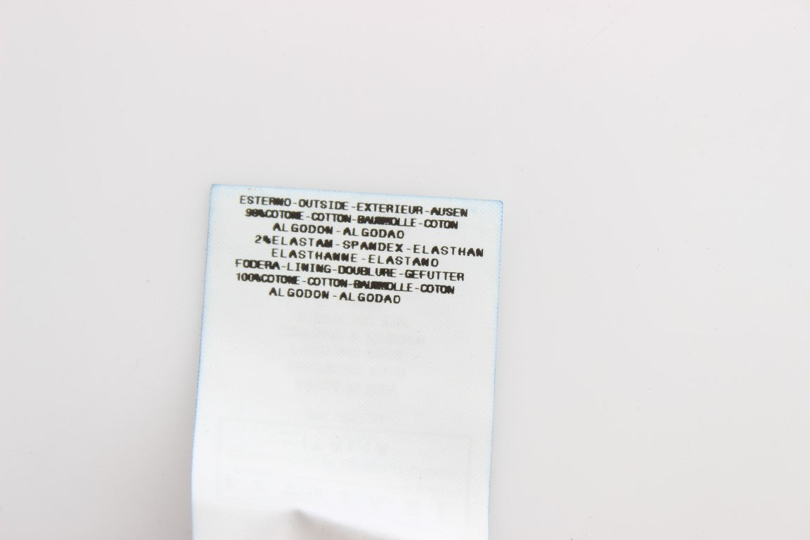 Blaue Waschung Baumwollmischung Boyfriend Fit Jeans