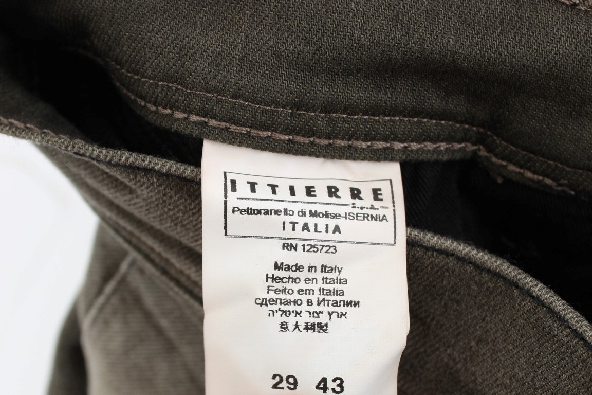 Slim Fit Jeans mit grauer Waschung aus Baumwollmischung