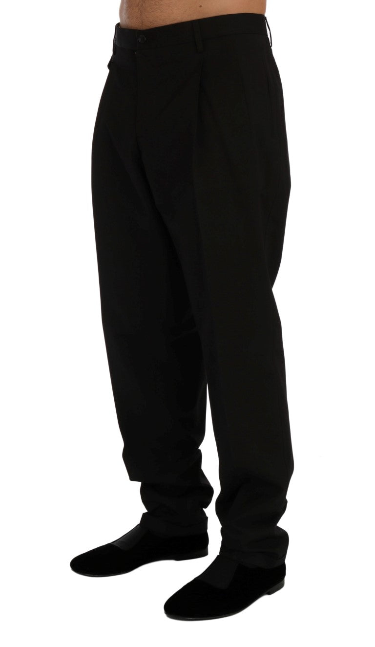 Braun gestreiftes Kleid Formelle Hose