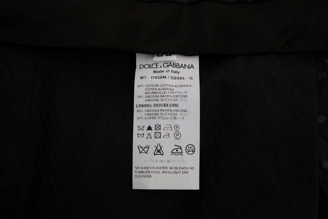 Blau gestreiftes Baumwollkleid Formelle Hose