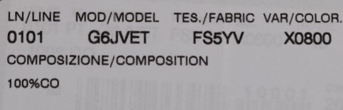 Weiß-schwarz gestreifte Slim Fit Hose aus Baumwolle