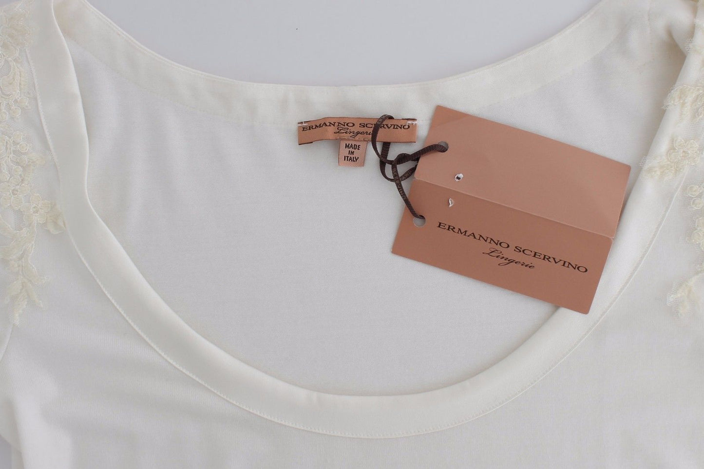 Unterwäsche Weißes Top Bluse Pullover Spitze Rayon