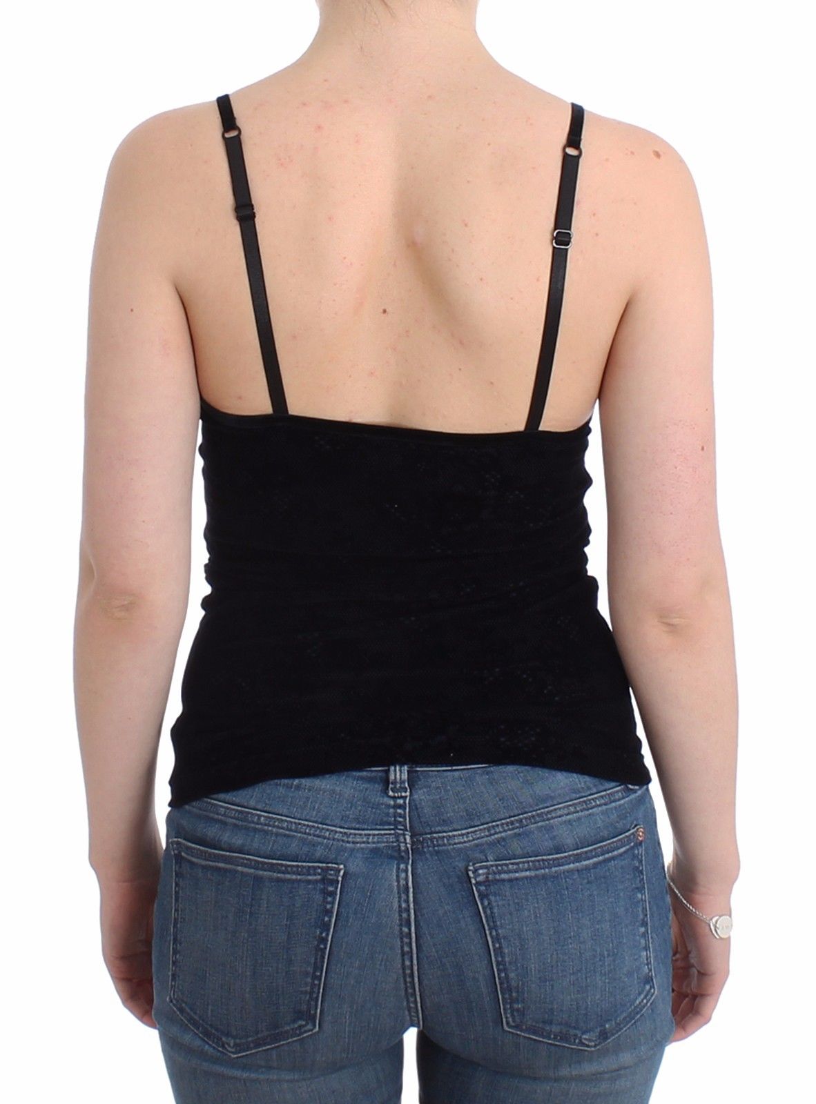 Dessous Schwarz Bustier Top Camisole Cami Spitze