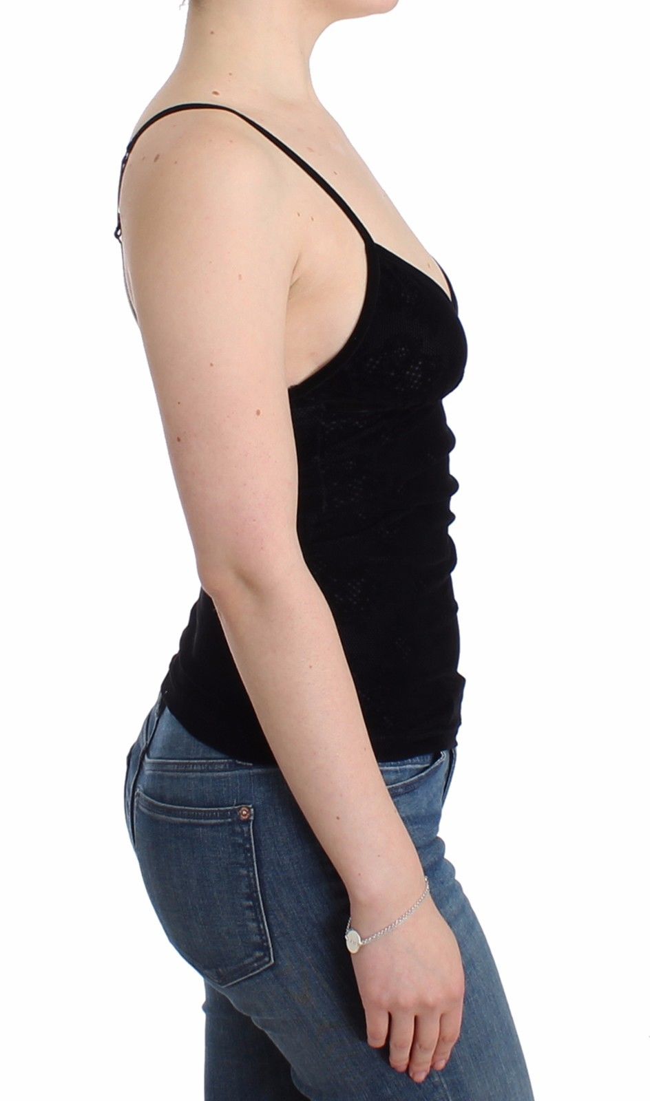 Dessous Schwarz Bustier Top Camisole Cami Spitze