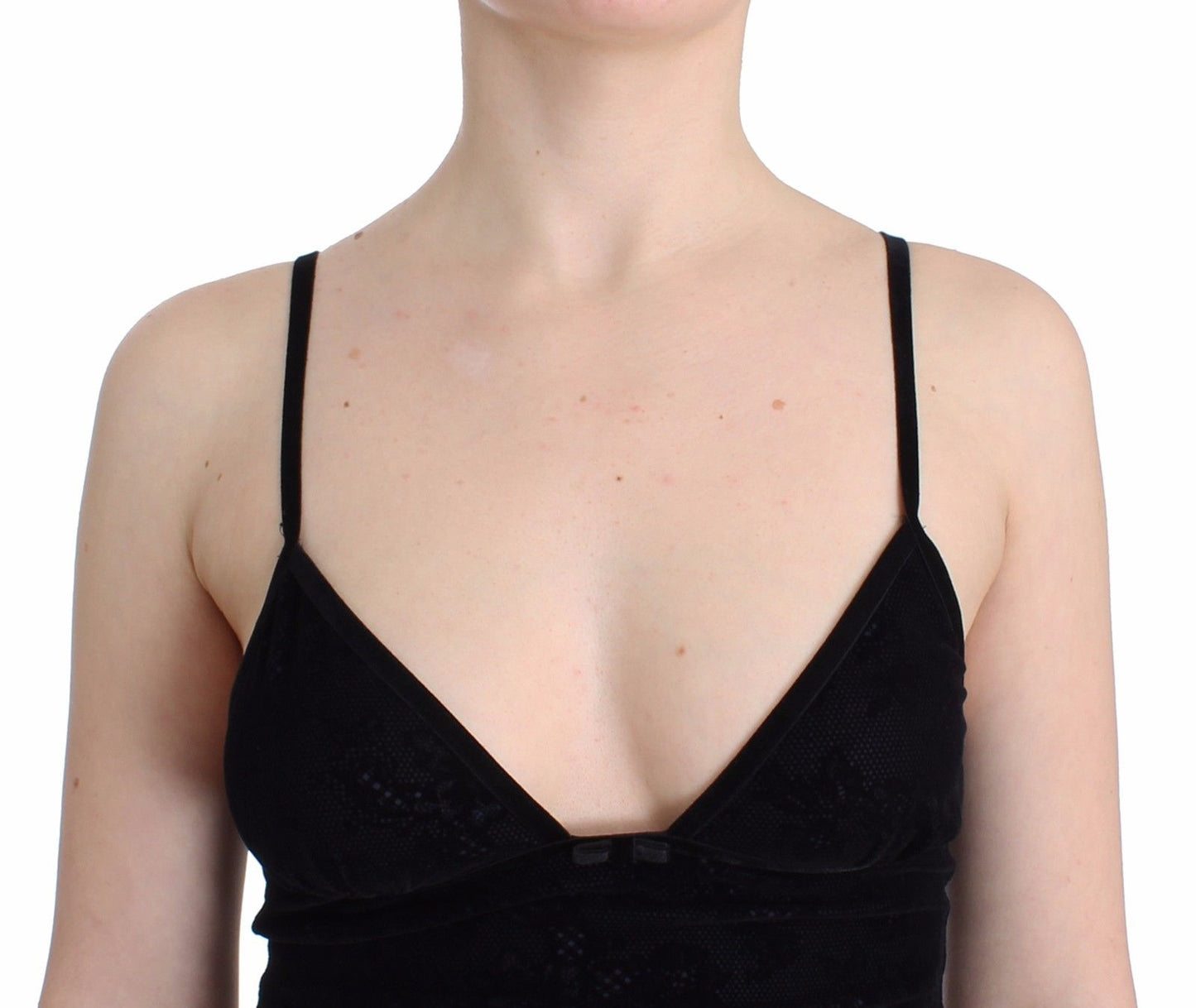 Dessous Schwarz Bustier Top Camisole Cami Spitze