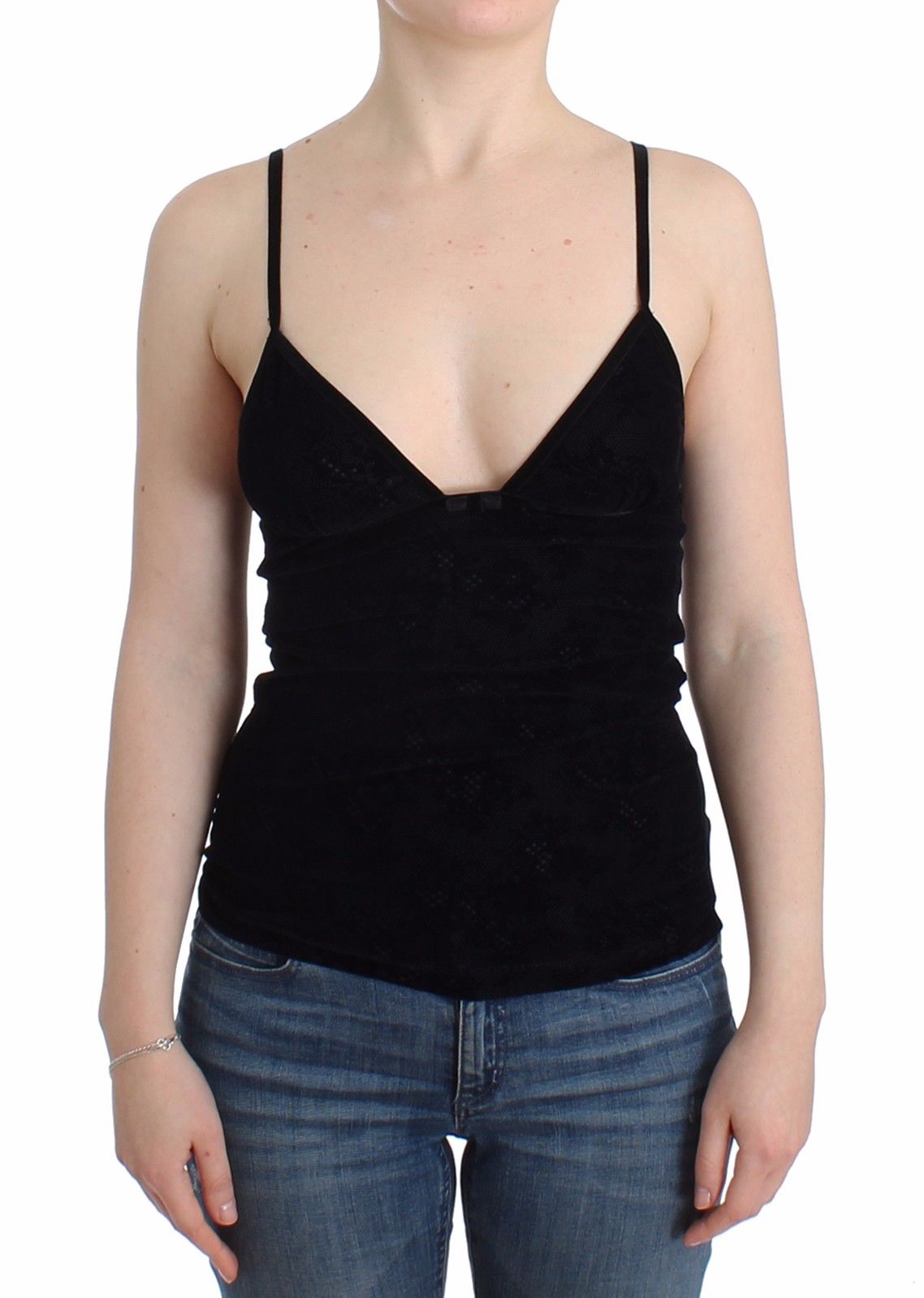 Dessous Schwarz Bustier Top Camisole Cami Spitze