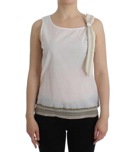 Weißes Top Bluse Tank Shirt ärmellos