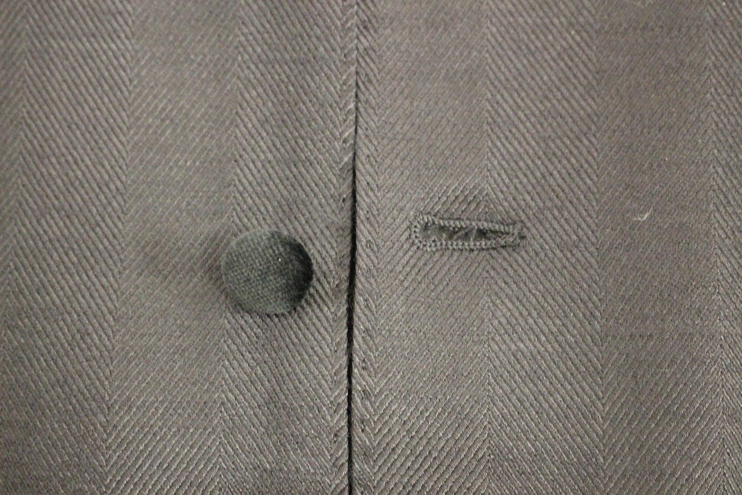 Schwarzes Woll-Seiden-Kleid Weste Gilet