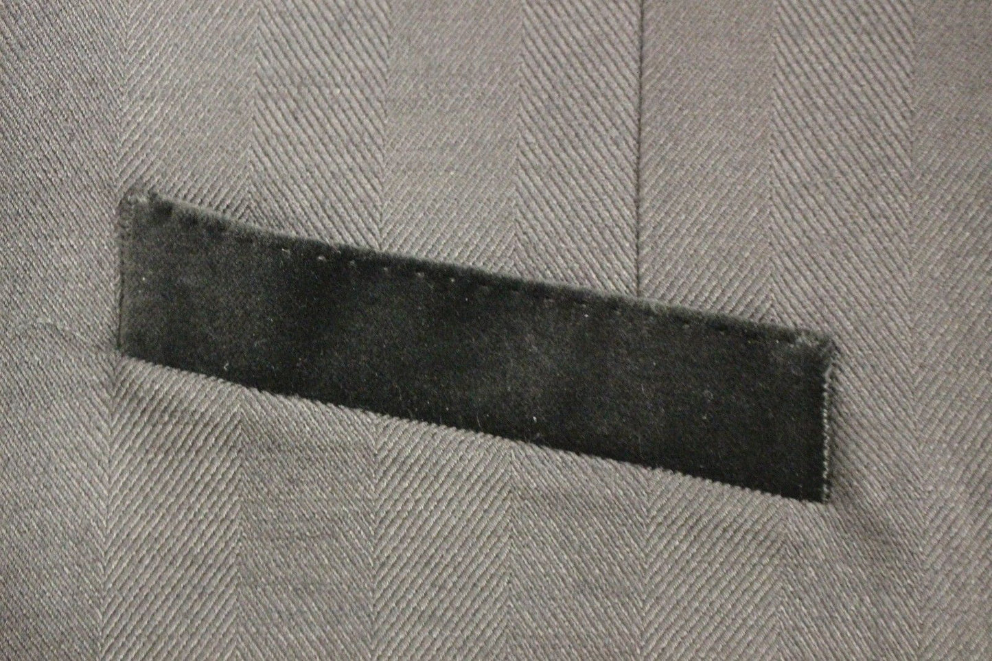 Schwarzes Woll-Seiden-Kleid Weste Gilet