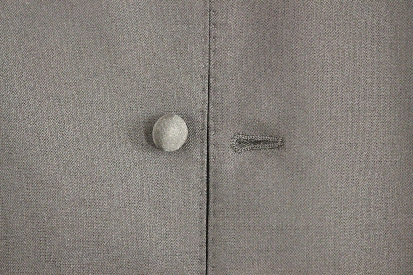 Blaues Woll-Seiden-Kleid Weste Gilet