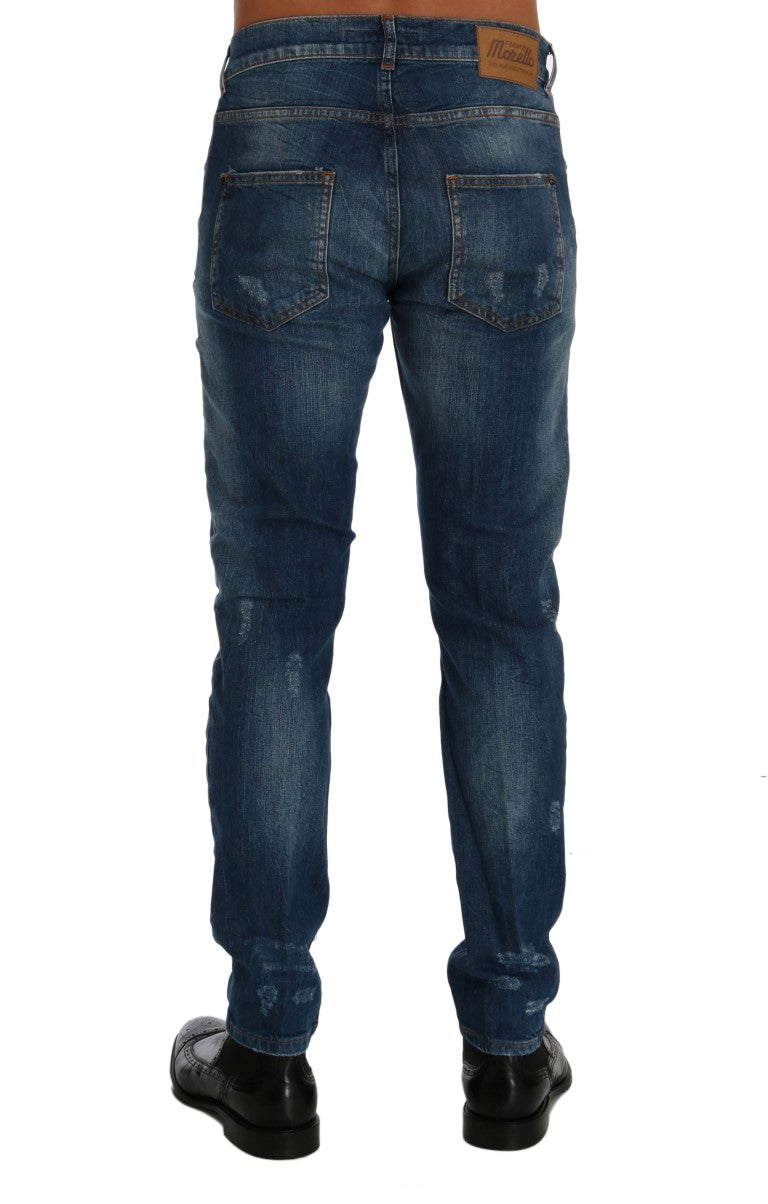 Blaue Waschung Perth Slim Fit Jeans