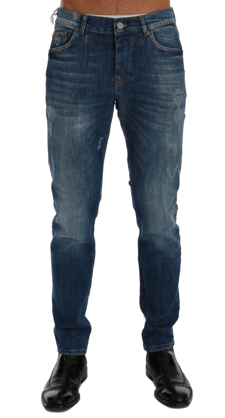Blaue Waschung Perth Slim Fit Jeans
