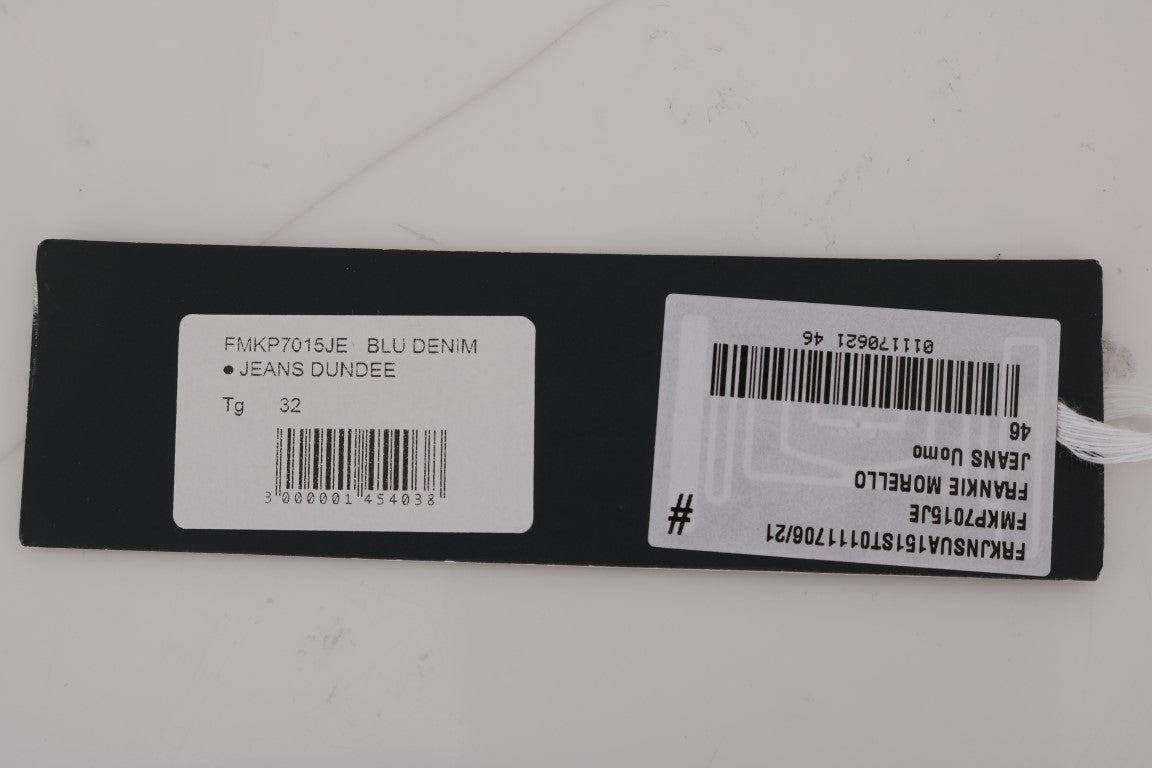 Blaue Waschung Zerrissene Dundee Slim Fit Jeans