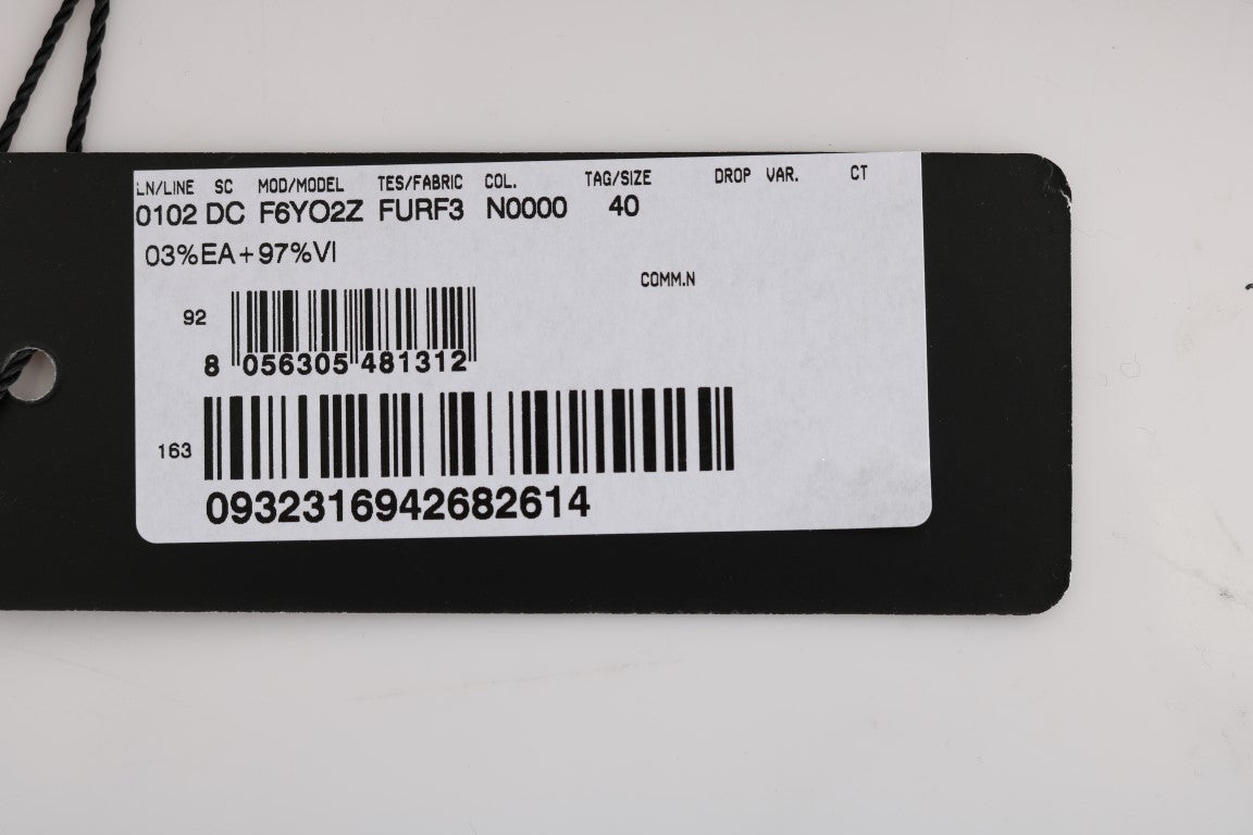 Schwarzes langes Etuikleid aus Stretch-Kristall