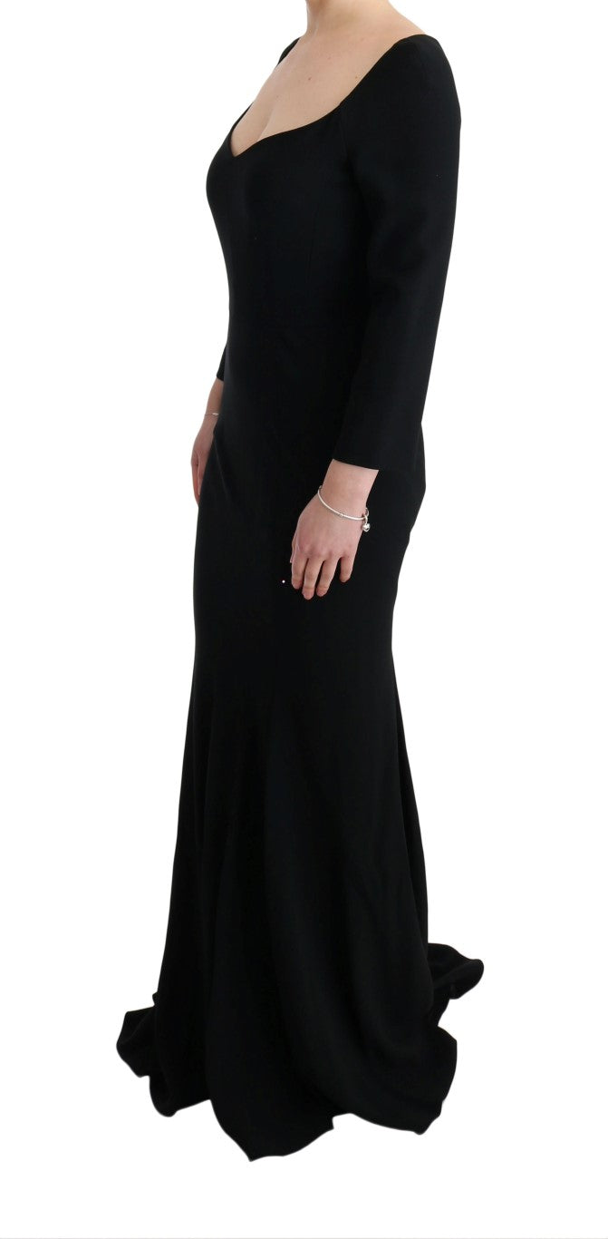 Schwarzes Stretch-Spitzenkleid Etuikleid