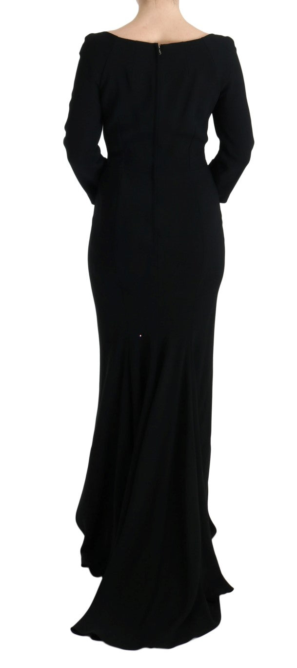 Schwarzes Stretch-Spitzenkleid Etuikleid