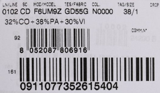 Schwarzes Kleid aus geblümter Kamillenspitze Sicily