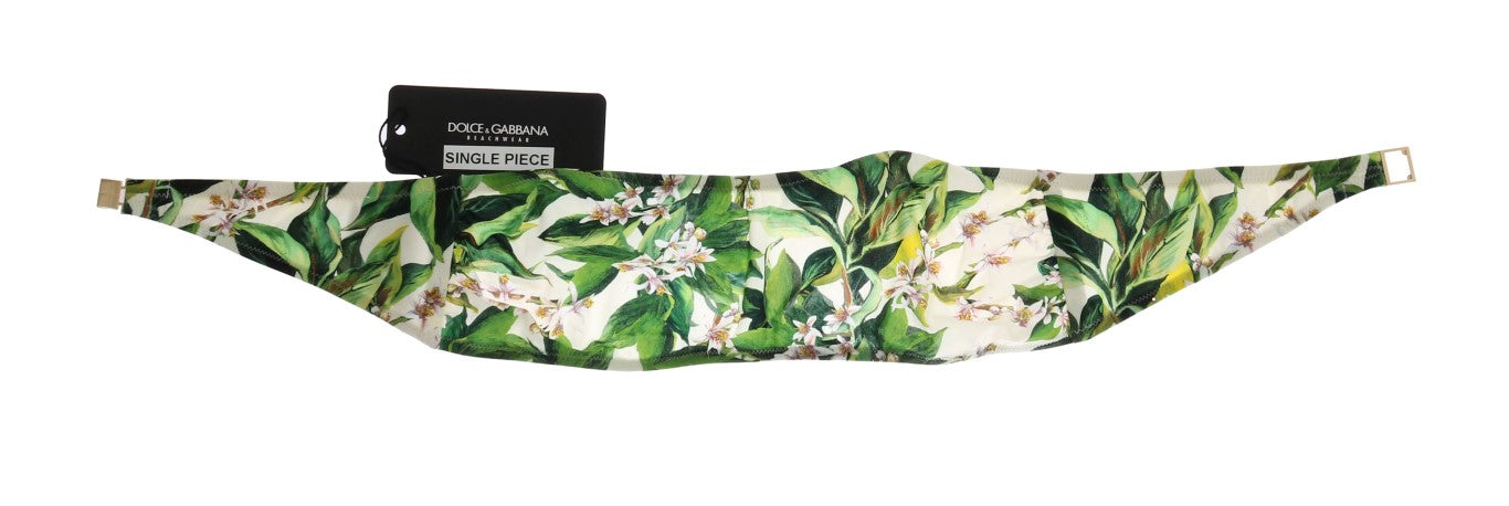 Bikini-Oberteil mit Kamillendruck