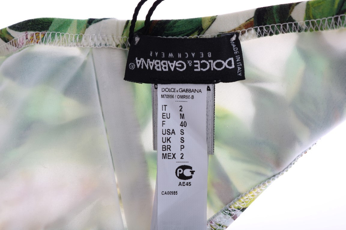 Bikini-Oberteil mit Kamillendruck