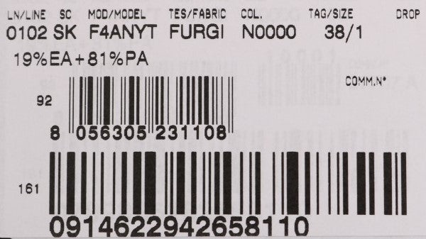 Schwarzer gerader Stretch-Bleistiftrock