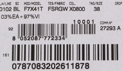 Weiß-schwarz gestreiftes bedrucktes Blusentop