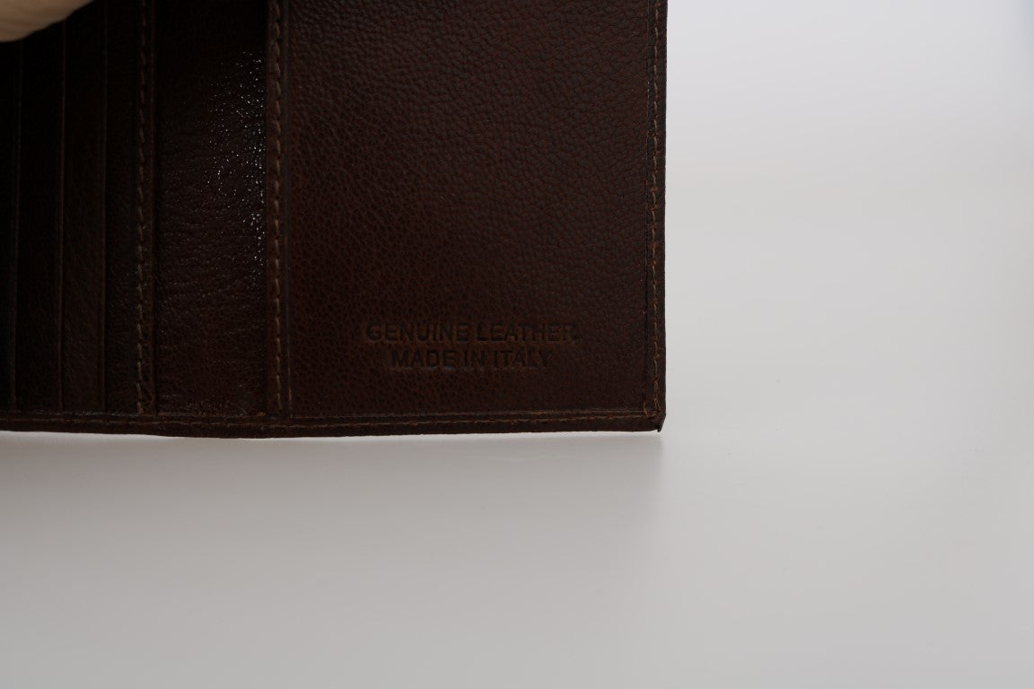 Braunes Leder Bifold Wallet