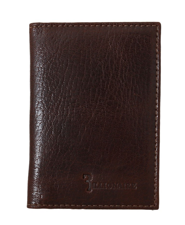 Braunes Leder Bifold Wallet
