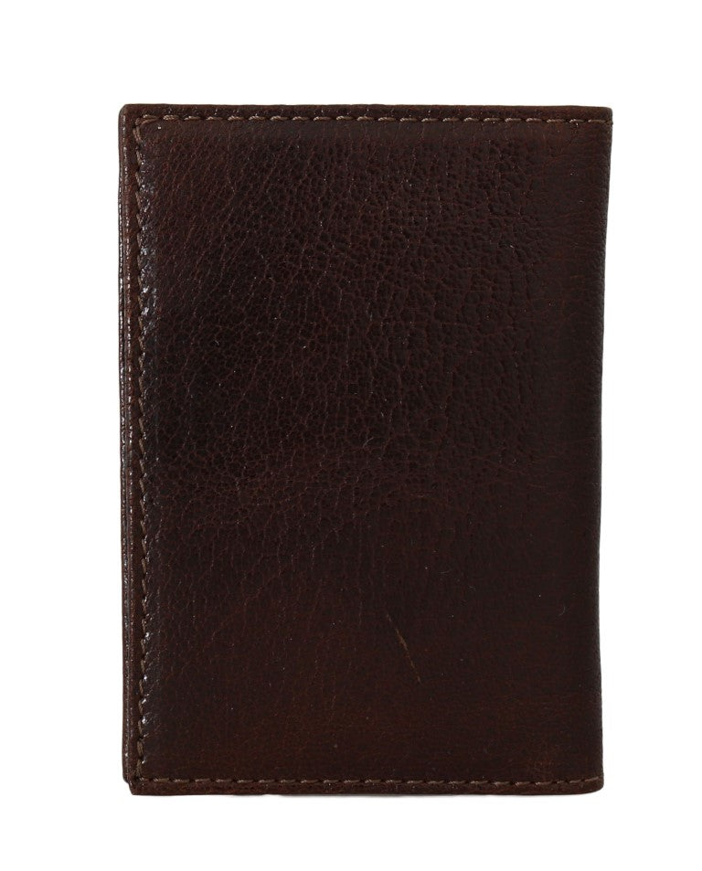 Braunes Leder Bifold Wallet