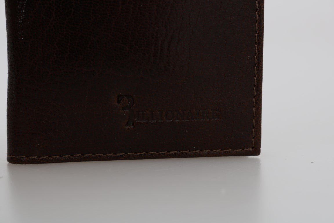 Braunes Leder Bifold Wallet