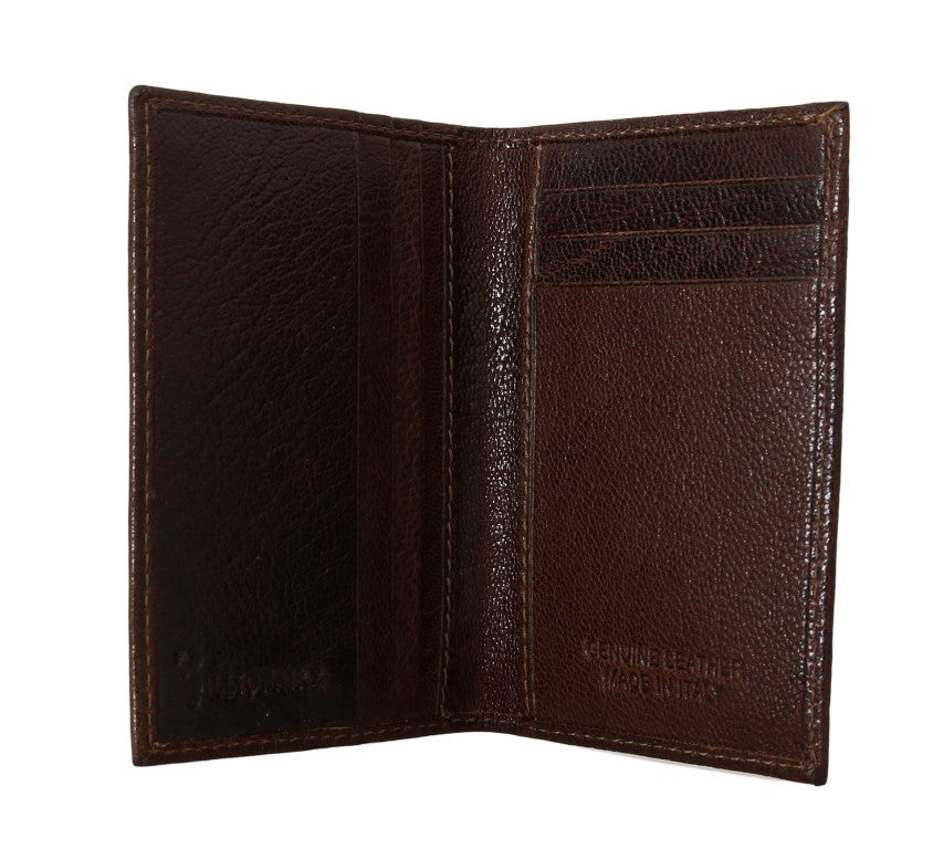 Braunes Leder Bifold Wallet
