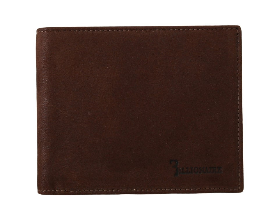 Braunes Leder Bifold Wallet