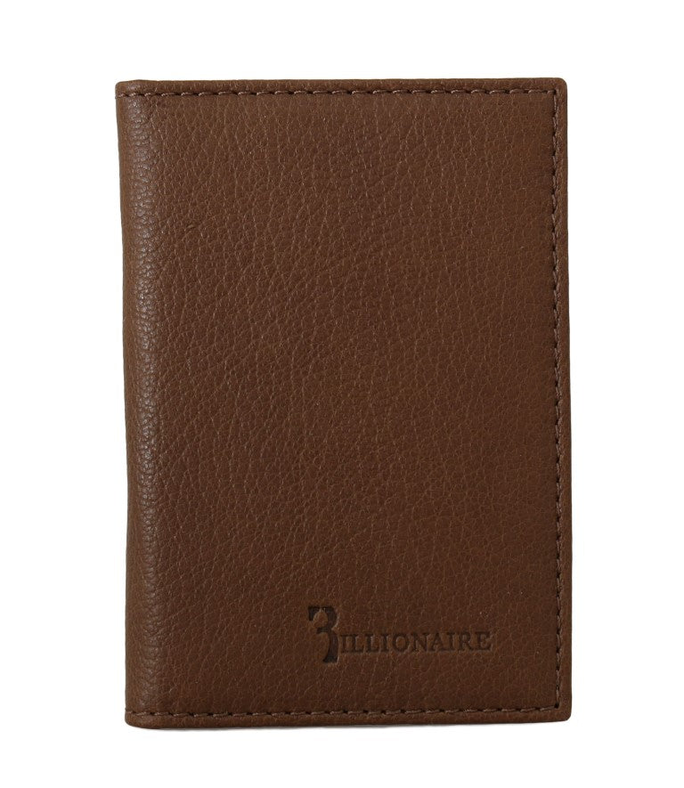 Braunes Leder Bifold Wallet