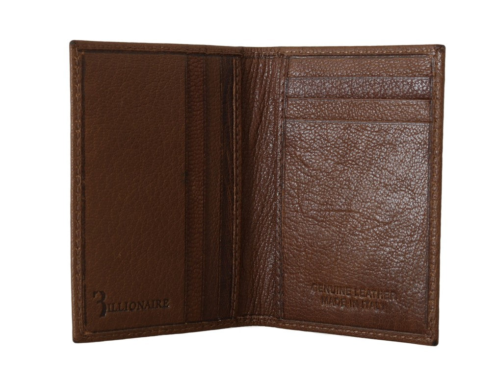 Braunes Leder Bifold Wallet