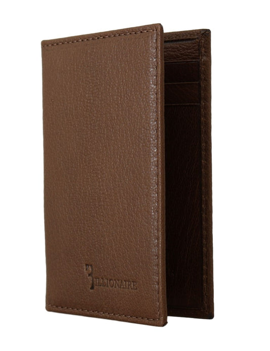 Braunes Leder Bifold Wallet